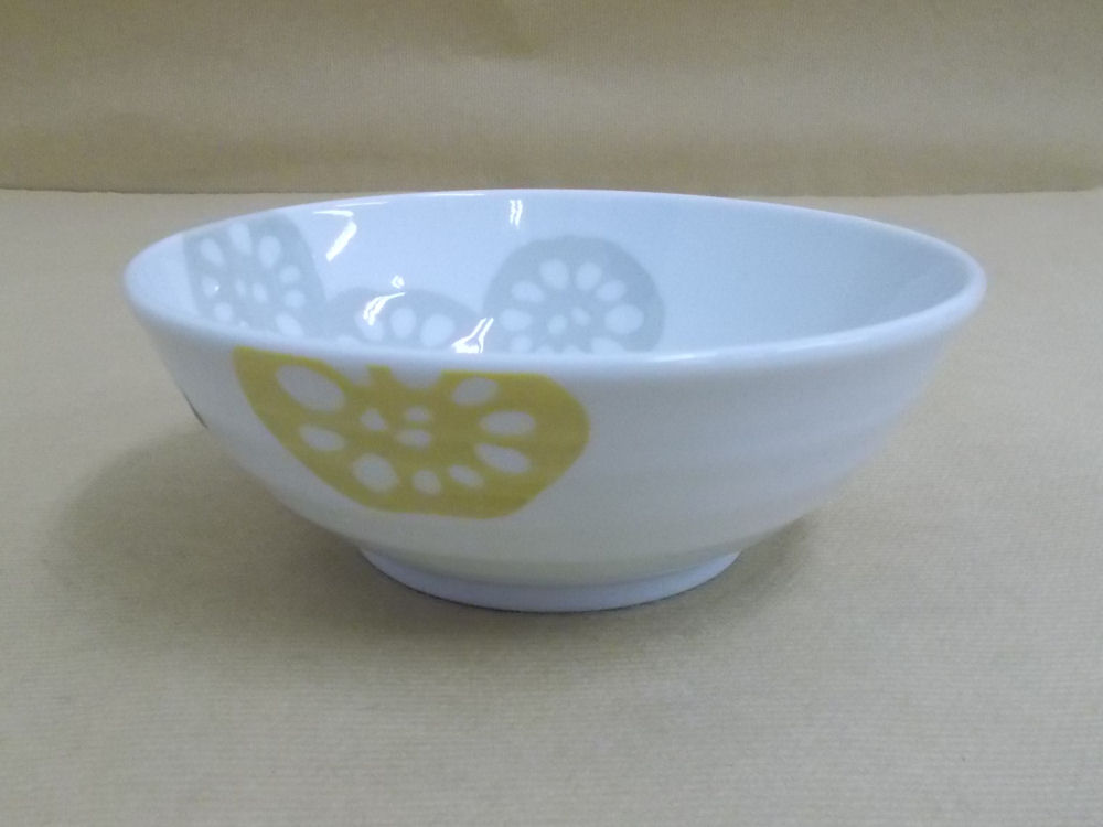 軽量鉢　レンコン黄　１４ｃｍ