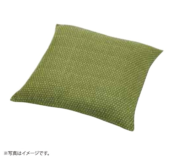 アテーナライフ　座布団カバー　あられ　綿１００％　グリーン　５５×６１ｃｍ　銘仙判