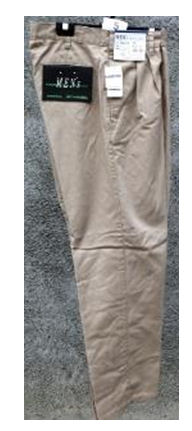 紳士ツータックパンツ　ベージュ　Ｗ７６