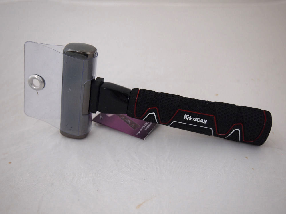 Ｋ＋　ショートグラス柄ゴムグリップ　八角玄能　３００ｇ