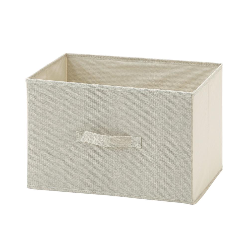 収納ボックス３個組　カラーボックスタイプ　ベージュ