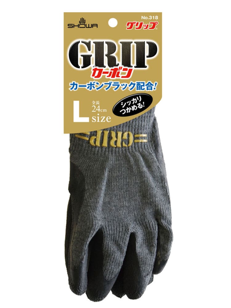 ショーワ　グリップカーボン　Ｌ　Ｎｏ．３１８