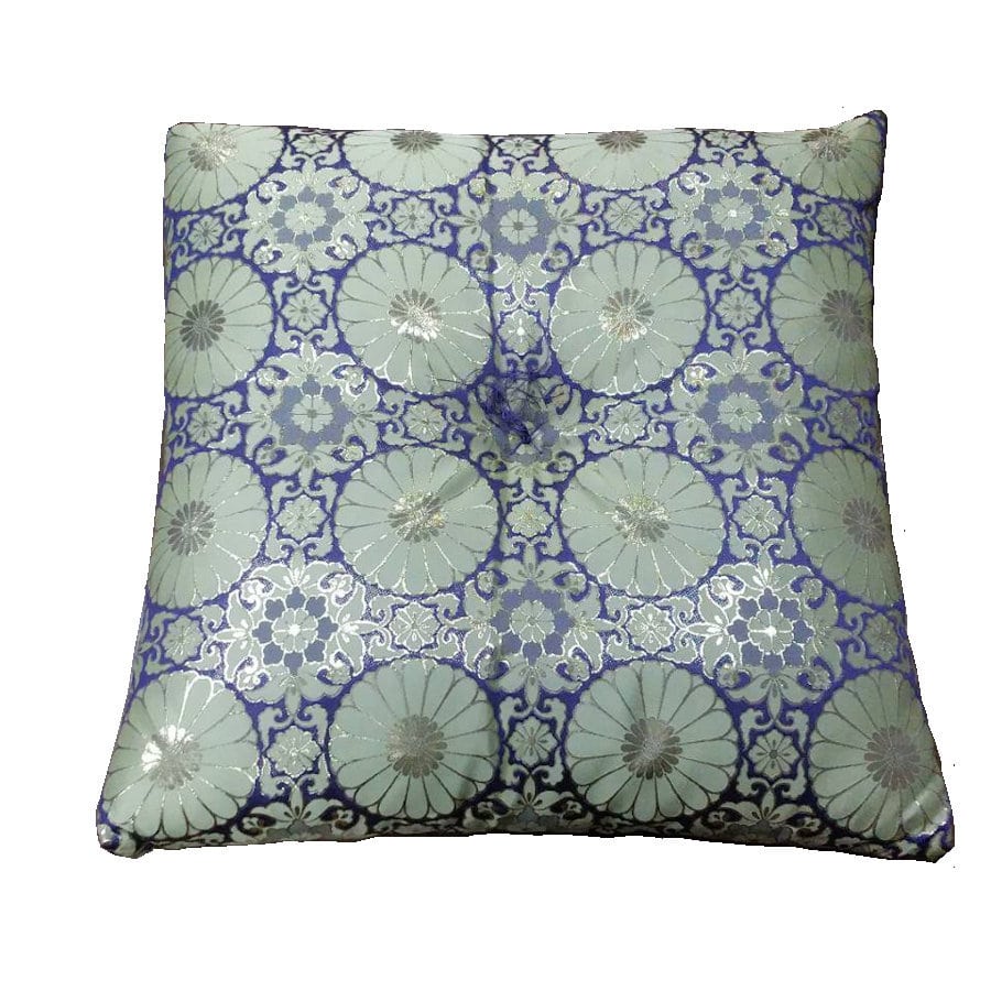 大宗　御前座布団　金襴　紫　６８×７２ｃｍ