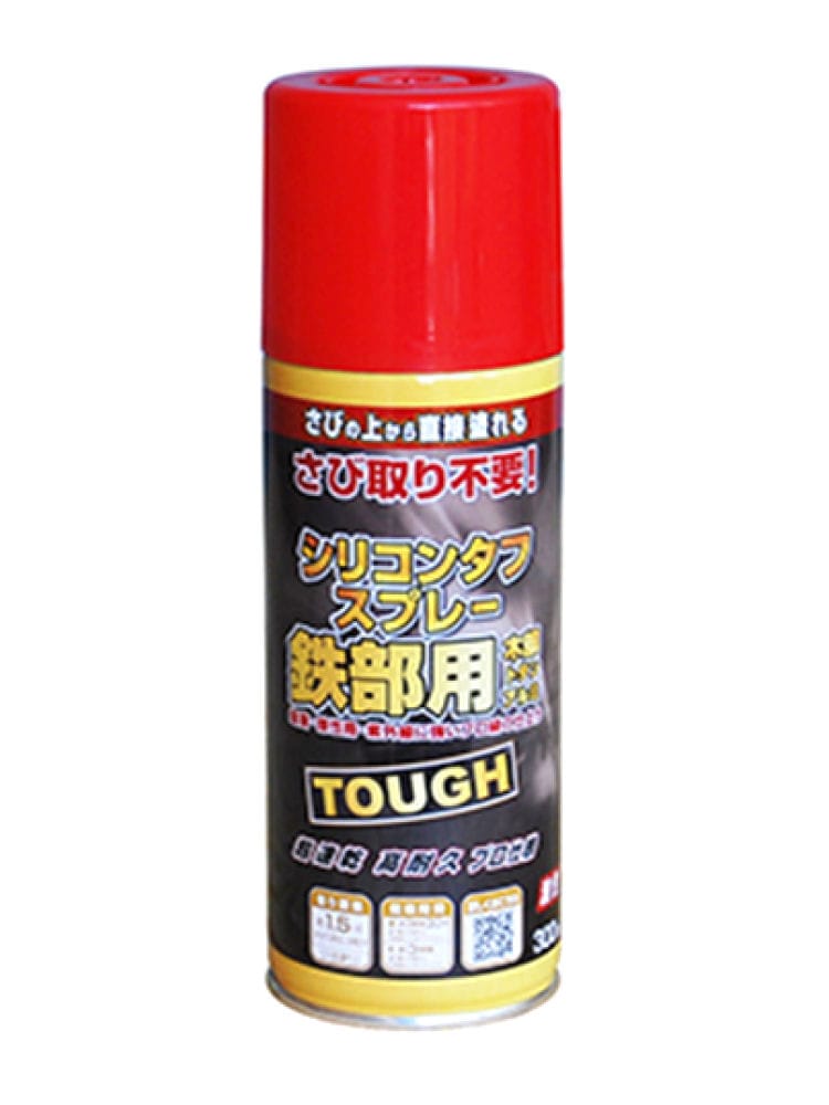 ニッペ　高耐久鉄部用スプレー　レッド（赤）　３００ｍＬ