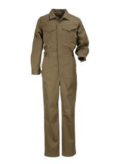 カジメイク　Ｔ／Ｃストレッチつなぎ　キャメル　Ｌ　６７７６