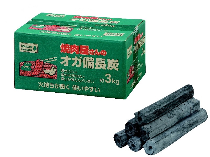 ナチュラルシーズン　焼肉屋さんのオガ備長炭　３ｋｇ　ＶＴ