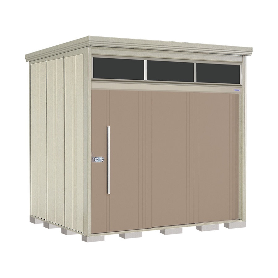タクボ物置　Ｍｒ．トールマン　ブライト　間口２５３×奥行２２９ｃｍ　一般型・結露減少屋根　カーボンブラウン　ＪＮＡ－Ｚ２５２２Ｂ