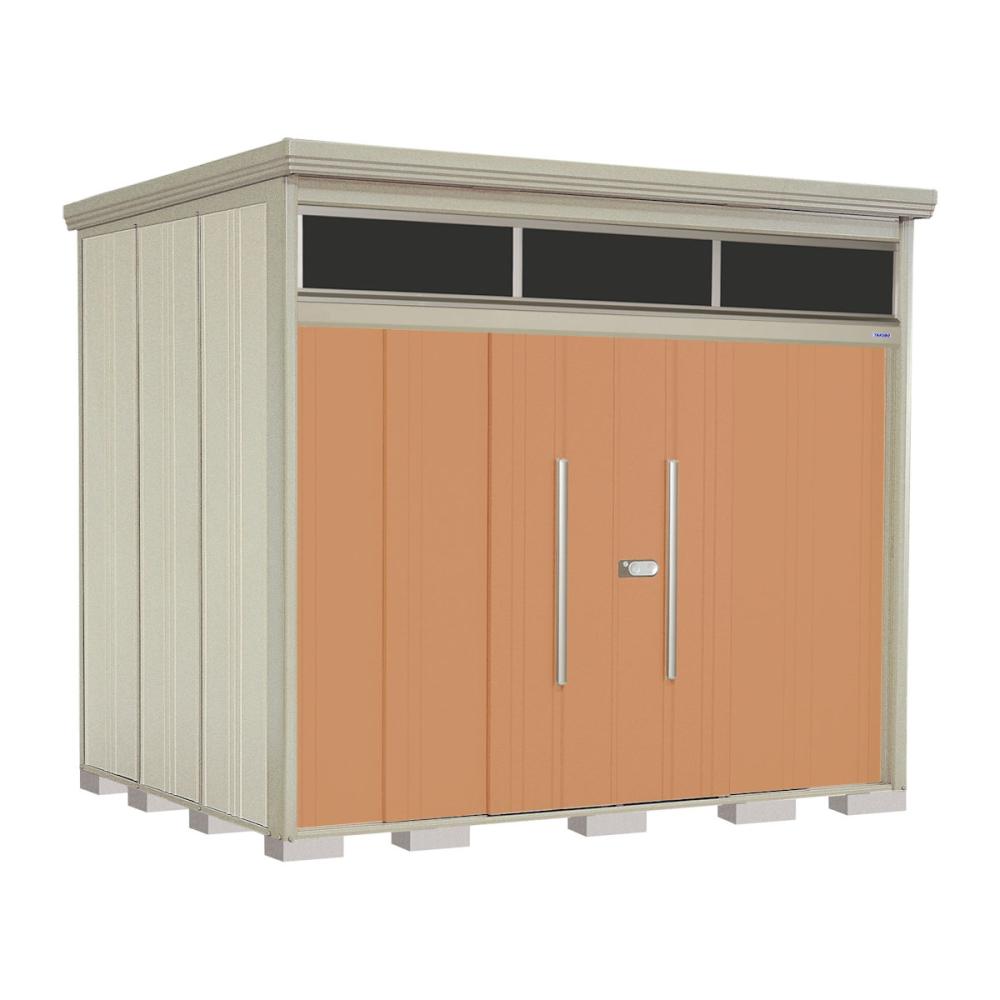 タクボ物置　Ｍｒ．トールマン　ブライト　間口２９０×奥行２２９ｃｍ　多雪型・標準屋根　カーボンブラウン　ＪＮＡ－Ｓ２９２２Ｂ