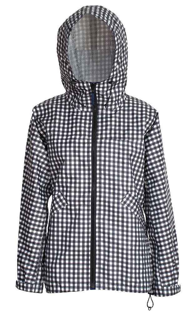 ７４８０　レインスーツフェミニン２　ギンガム　Ｓ