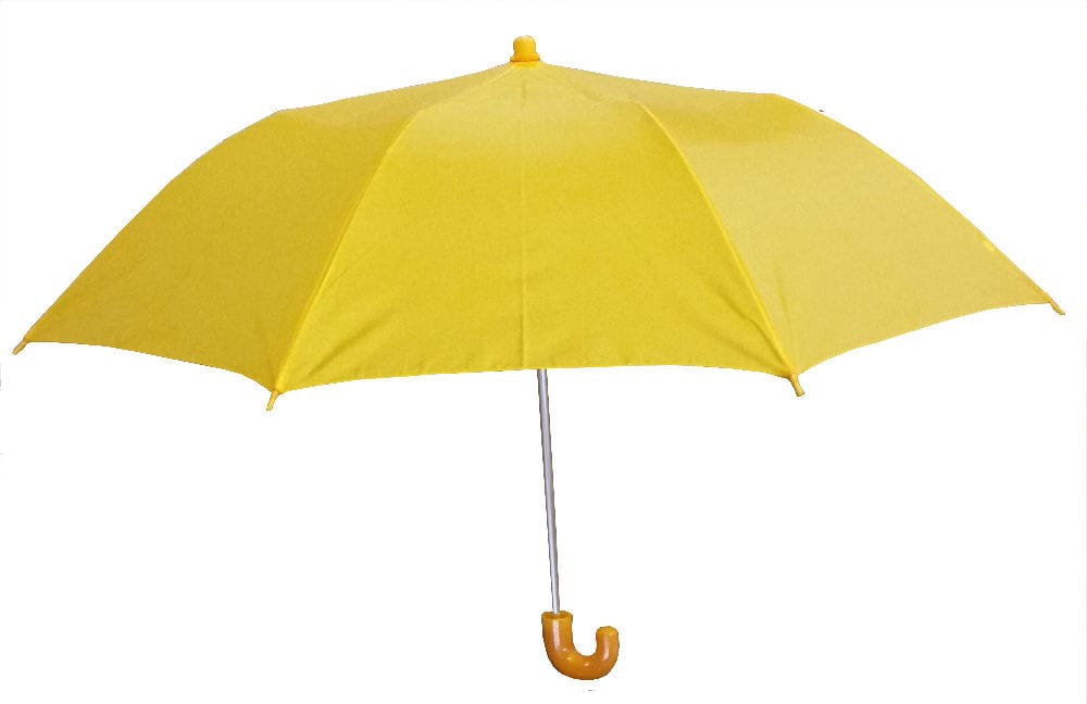 学童傘　５０ミニトップレス　無地　イエロー