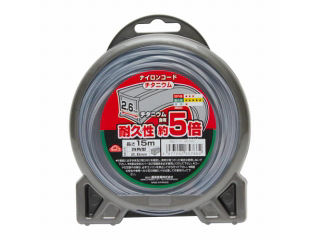 チタニウムナイロンコード□型　２．６ｍｍ×１５ｍ