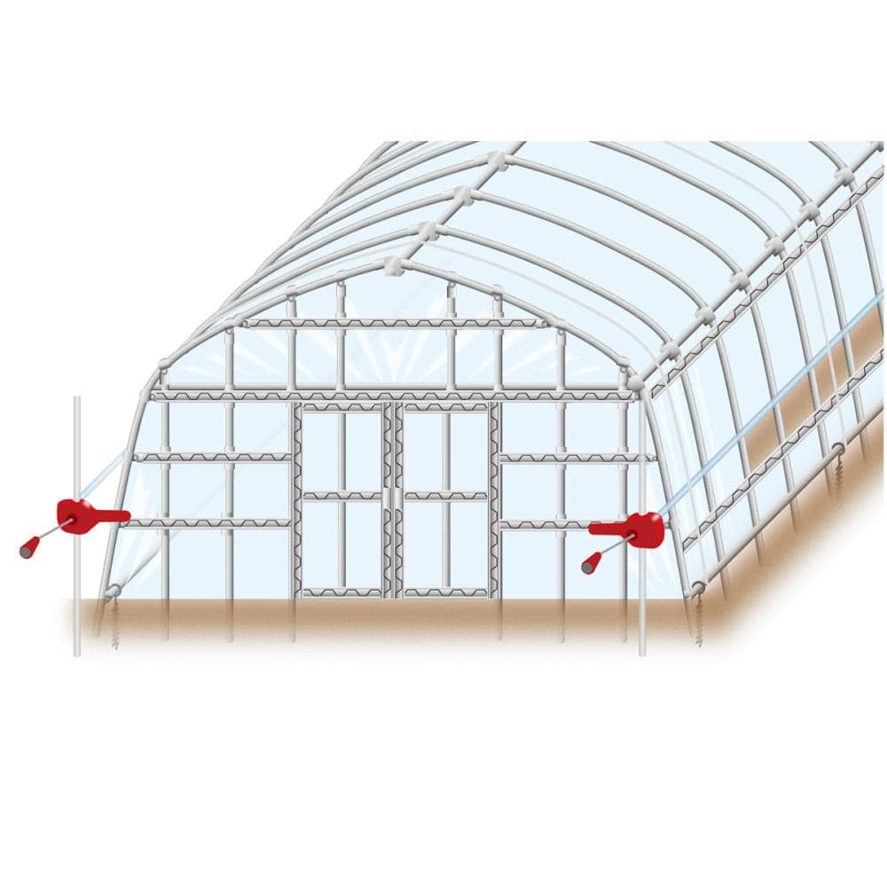 ＤＸ育苗ハウス　パイプ径２２ｍｍ３間×１４ｍ　（中四国九州）