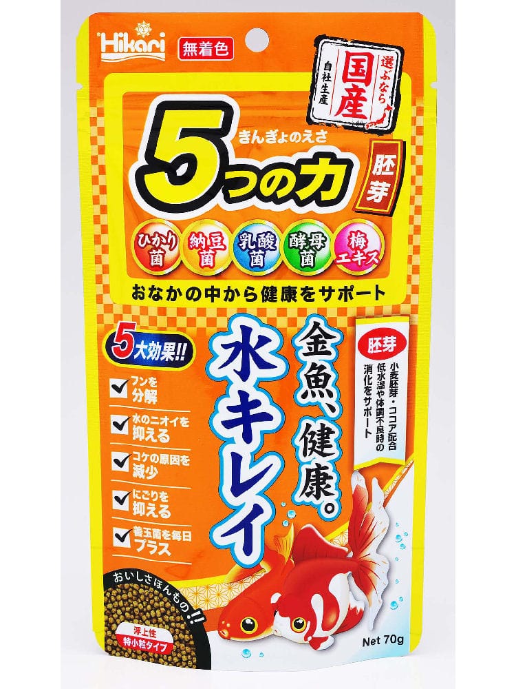 キョーリン　きんぎょのえさ５つの力　胚芽　７０ｇ
