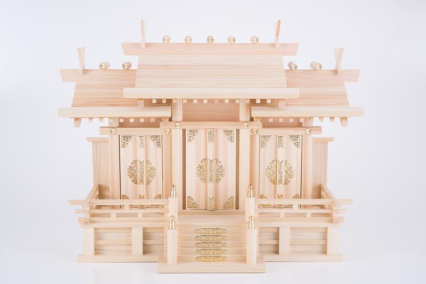 本金具　屋根違い三社　中