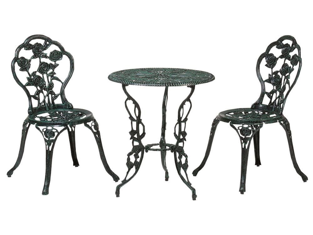 テーブルセット　ローズ　６０φ　青銅色