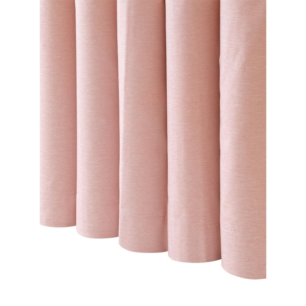 ドレープカーテン　エフェクト　１級遮光・遮熱・防音　ローズ　１００×１３５ｃｍ　２枚組
