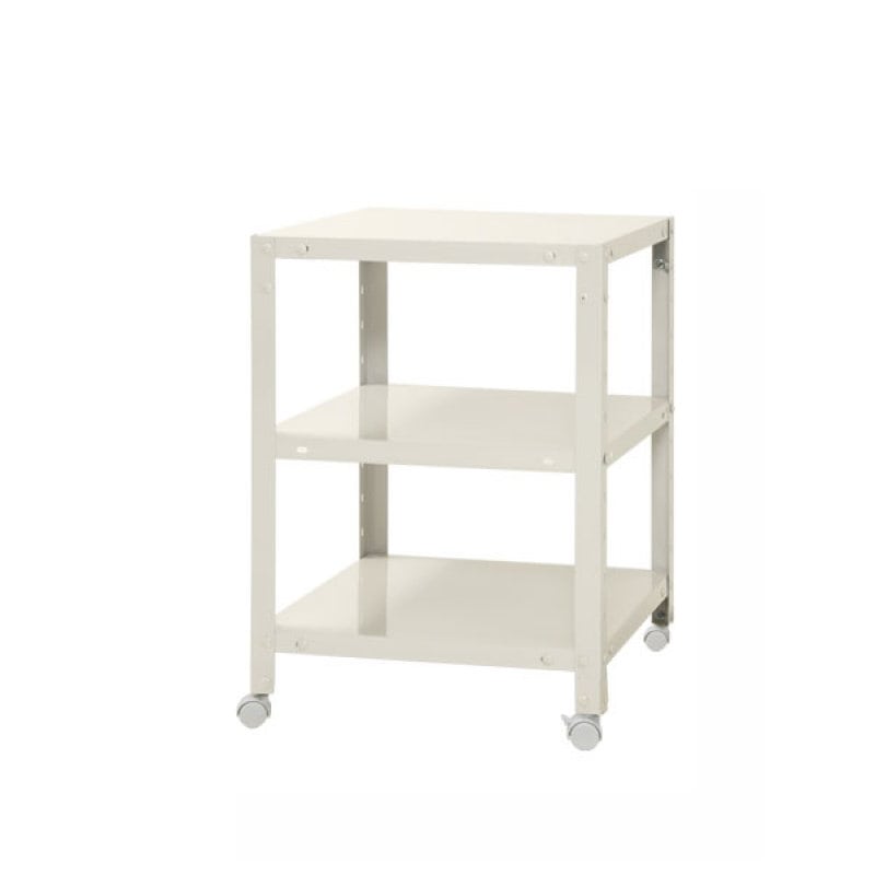 北島　スマートラック　ＮＳＴＲ－Ｋ－１２４　ホワイト　３段　キャスター付き