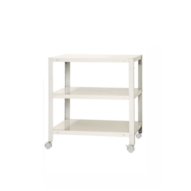 北島　スマートラック　ＮＳＴＲ－Ｋ－１３４　ホワイト　３段　キャスター付き