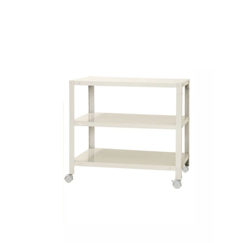 北島　スマートラック　ＮＳＴＲ－Ｋ－１４４　ホワイト　３段　キャスター付き