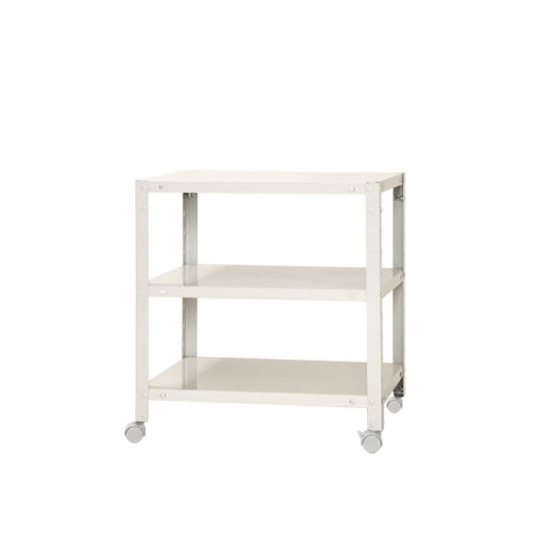 北島　スマートラック　ＮＳＴＲ－Ｋ－１３７　ホワイト　３段　キャスター付き