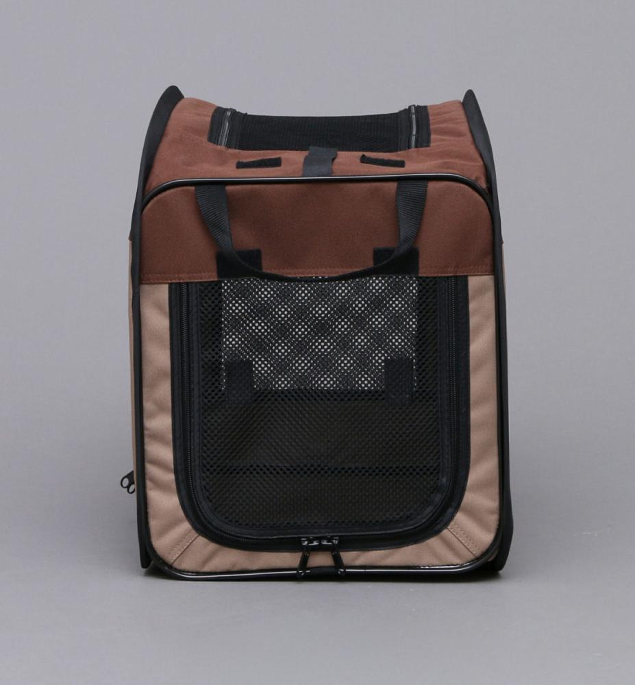 アイリス　折りたたみソフトケージＳ　ＰＯＳＣ５００Ａ　ブラウン