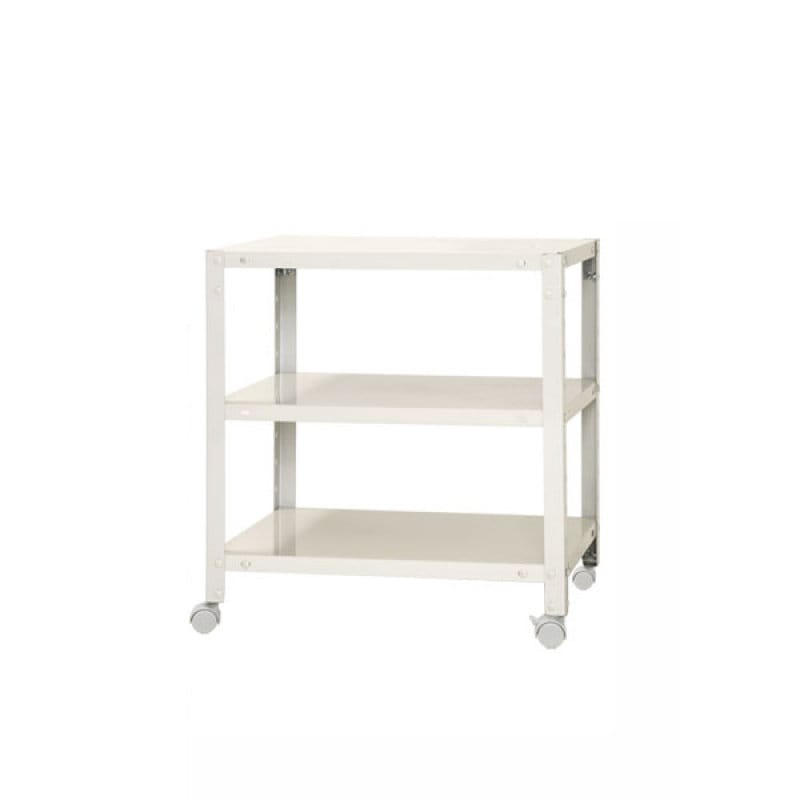 北島　スマートラック　ＮＳＴＲ－Ｋ－１３６　ホワイト　３段　キャスター付き