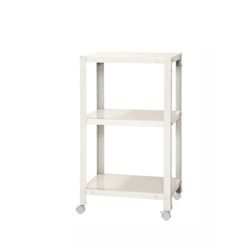 北島　スマートラック　ＮＳＴＲ－Ｋ－２２４　ホワイト　３段　キャスター付き