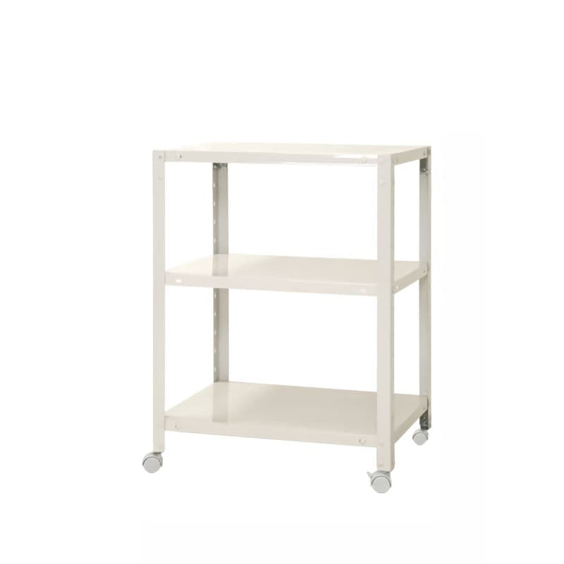 北島　スマートラック　ＮＳＴＲ－Ｋ－２３４　ホワイト　３段　キャスター付き