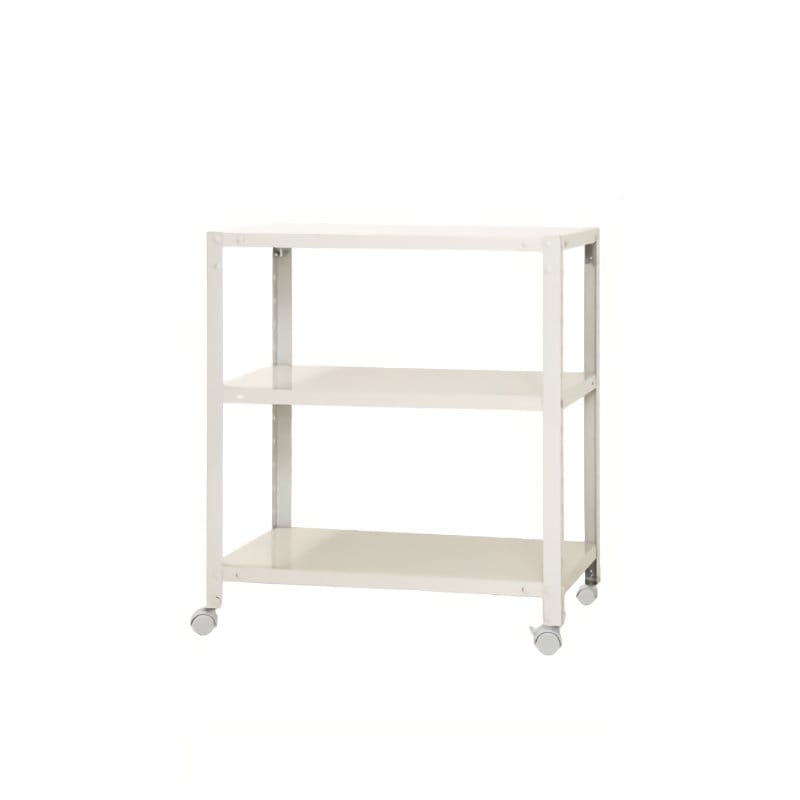 北島　スマートラック　ＮＳＴＲ－Ｋ－２４４　ホワイト　３段　キャスター付き