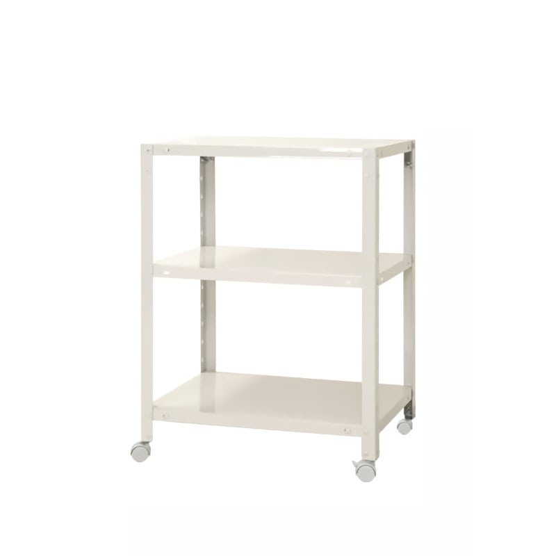 北島　スマートラック　ＮＳＴＲ－Ｋ－２３７　ホワイト　３段　キャスター付き