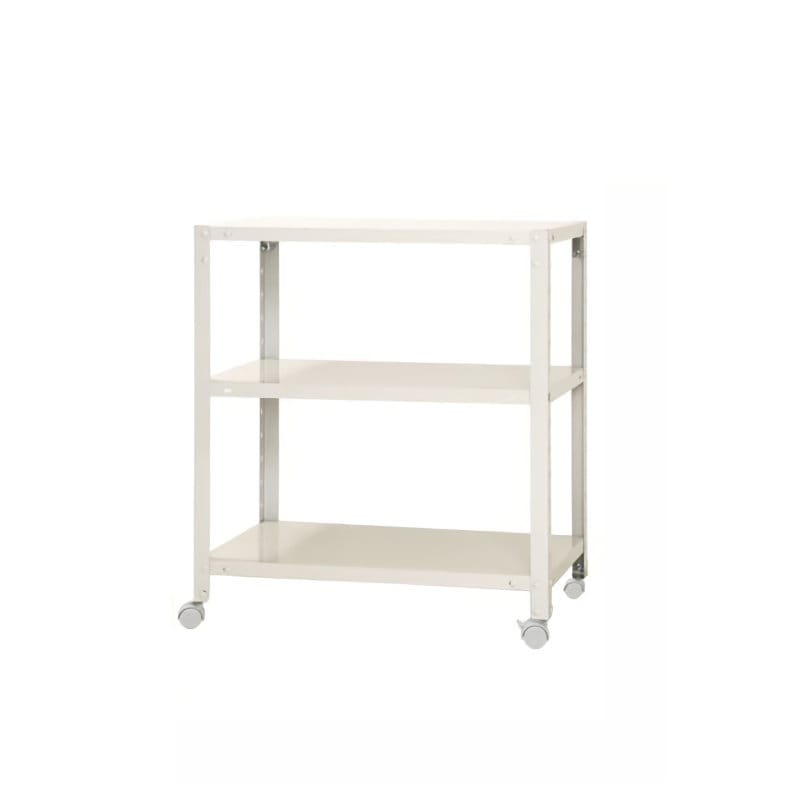 北島　スマートラック　ＮＳＴＲ－Ｋ－２４７　ホワイト　３段　キャスター付き