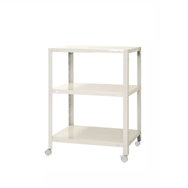 北島　スマートラック　ＮＳＴＲ－Ｋ－２３６　ホワイト　３段　キャスター付き