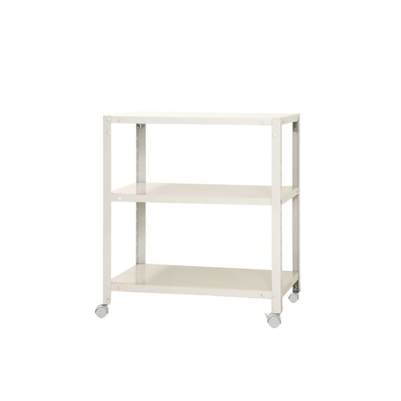 北島　スマートラック　ＮＳＴＲ－Ｋ－２４６　ホワイト　３段　キャスター付き