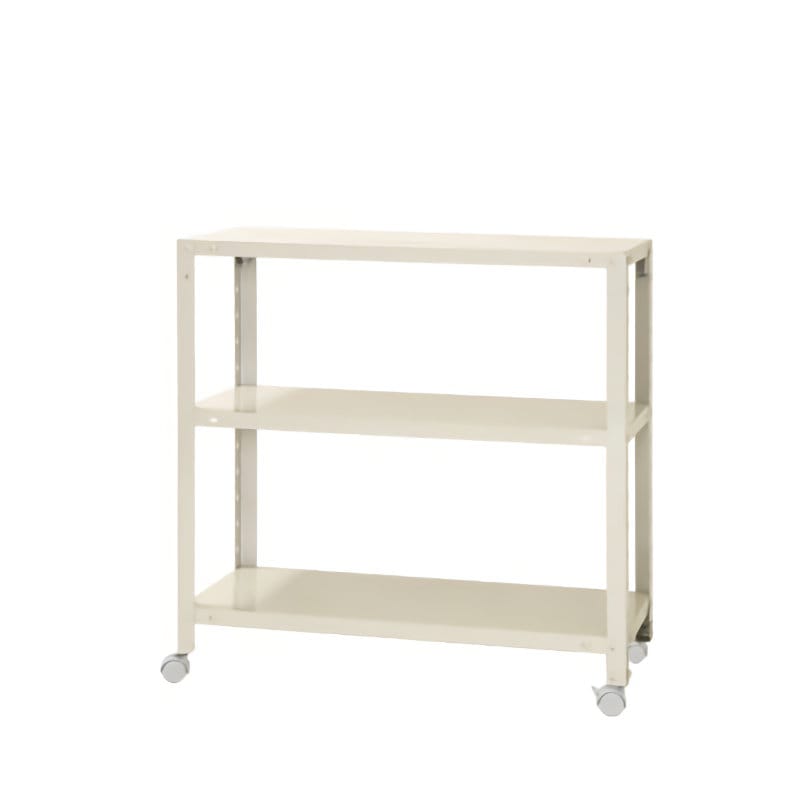 北島　スマートラック　ＮＳＴＲ－Ｋ－２５６　ホワイト　３段　キャスター付き