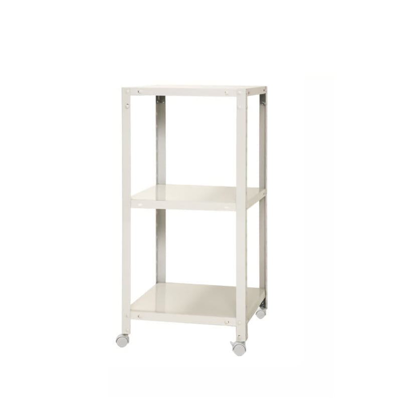 北島　スマートラック　ＮＳＴＲ－Ｋ－３２４　ホワイト　３段　キャスター付き