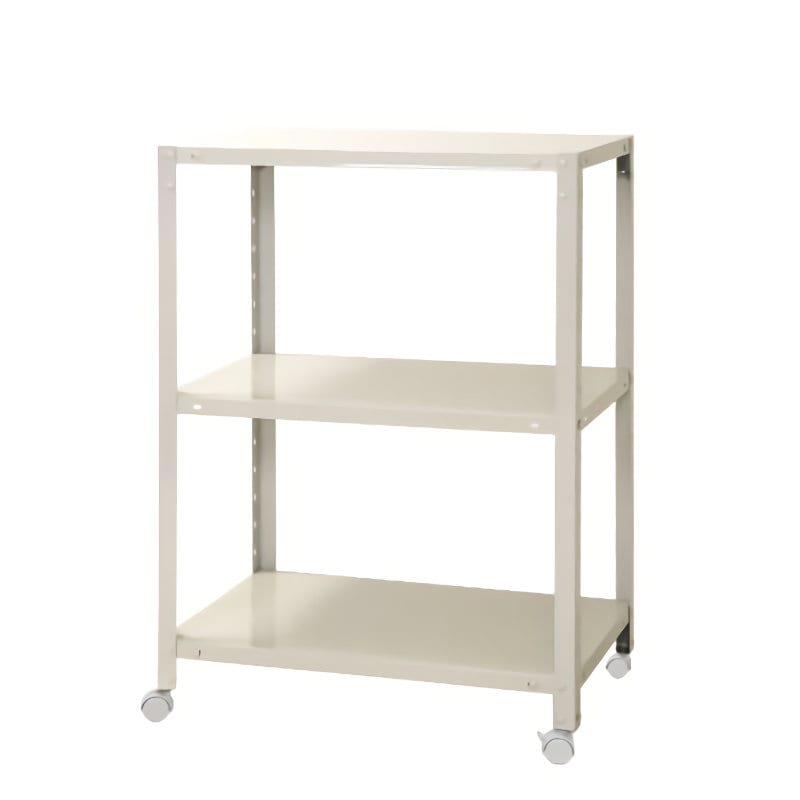 北島　スマートラック　ＮＳＴＲ－Ｋ－３４７　ホワイト　３段　キャスター付き