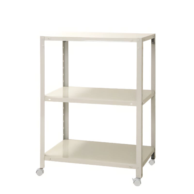 北島　スマートラック　ＮＳＴＲ－Ｋ－３４６　ホワイト　３段　キャスター付き
