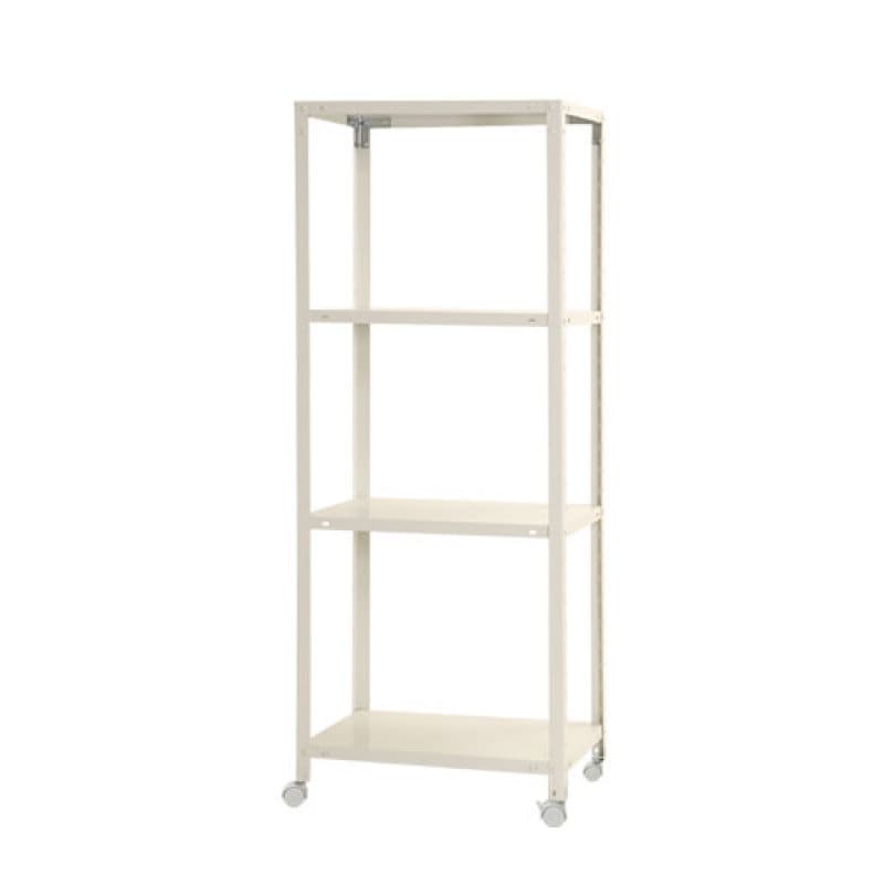北島　スマートラック　ＮＳＴＲ－Ｋ－５３６　ホワイト　４段　キャスター付き