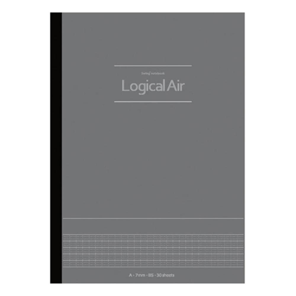 ナカバヤシ　ロジカルエアーノート　Ｂ５　Ａ罫　８０枚　ブラック