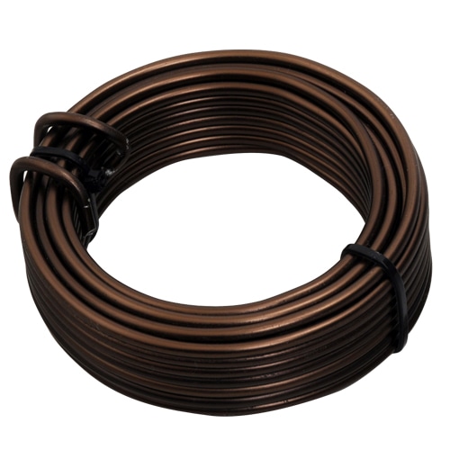 盆栽用アルミ線２００ｇ巻　３．５ＭＭ　ブロンズ
