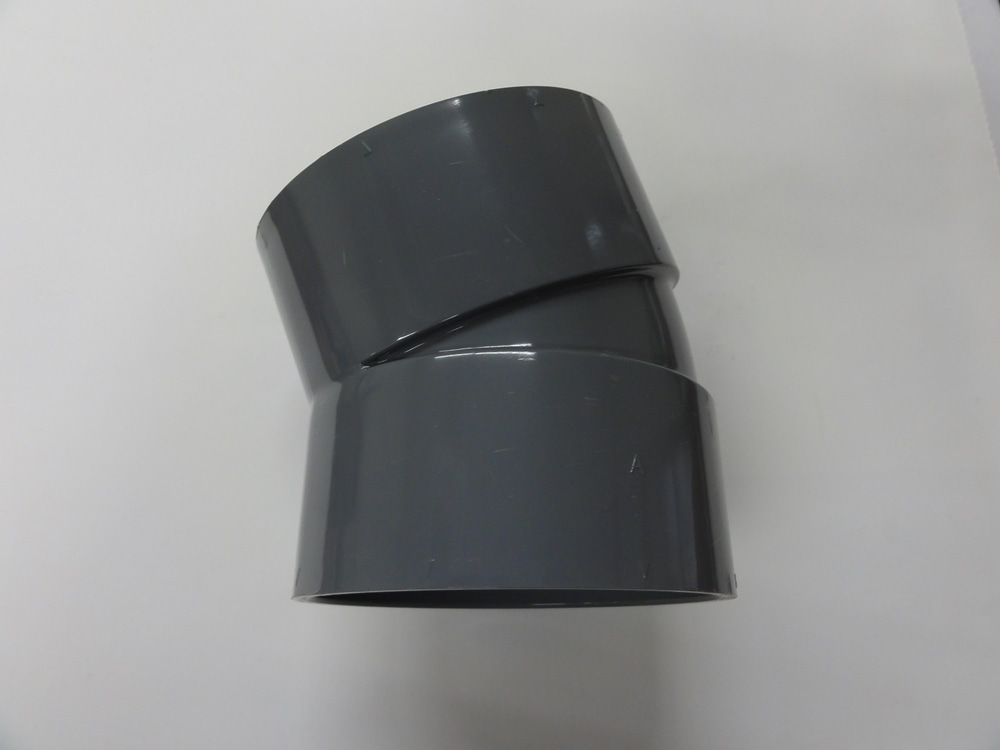 ＶＵ継手　２２°　１／２エルボ　１００