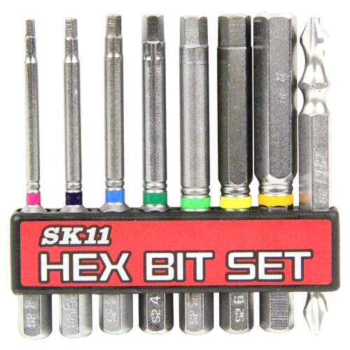 六角ビットセット８本組　ＢＳ－２０Ｎ