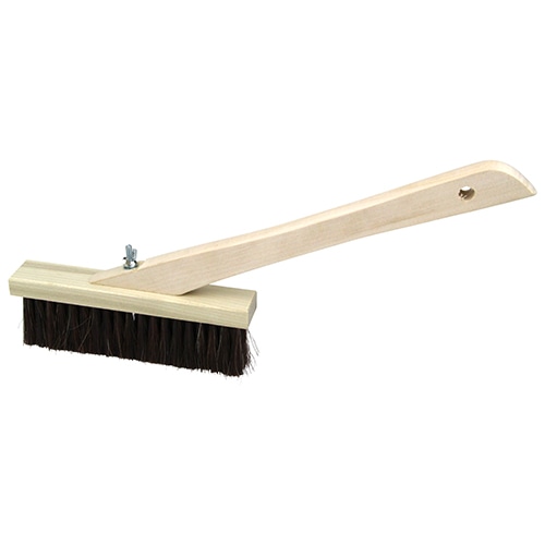 左官ブラシ　赤混毛　１／２チョウ３ギョウエツキ