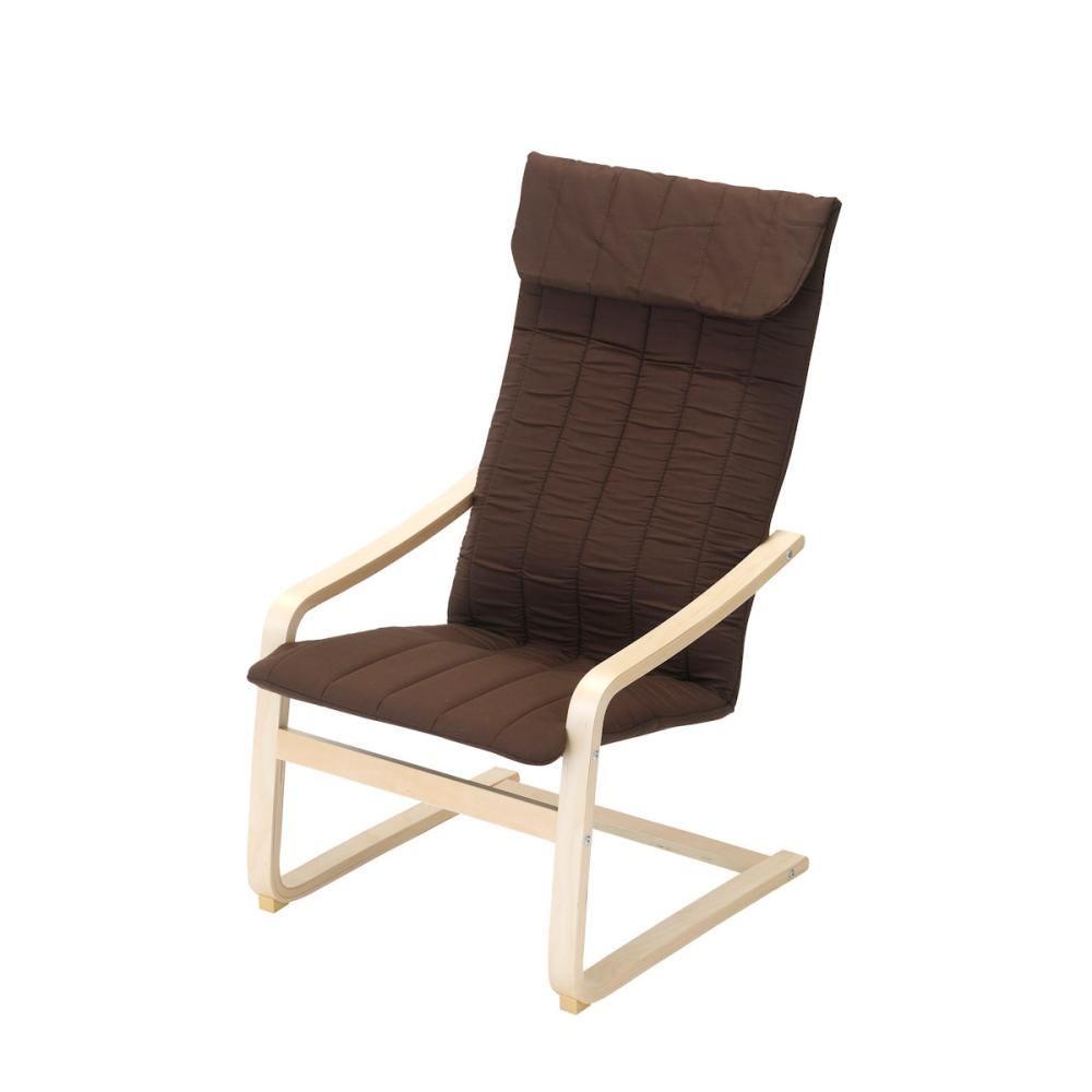 リラックスチェアー　スリム　ブラウン