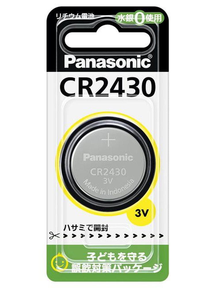パナソニック　コインリチウム電池　ＣＲ２４３０Ｐ