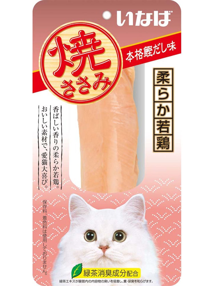 いなば　焼ささみ　本格鰹だし味　３０ｇ