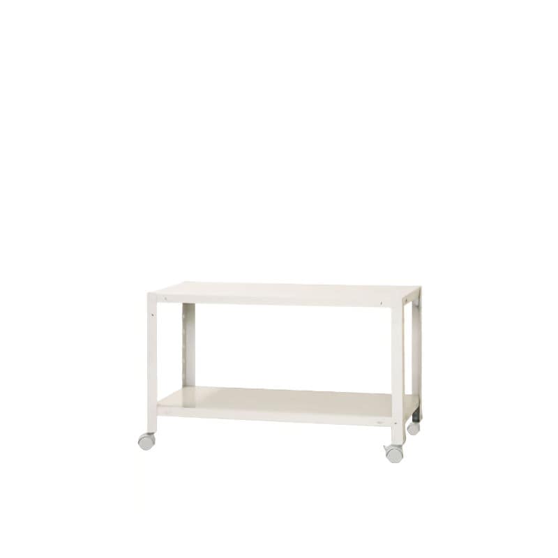 北島　スマートラック　ＮＳＴＲ－０５６　ホワイト　２段　キャスター無し