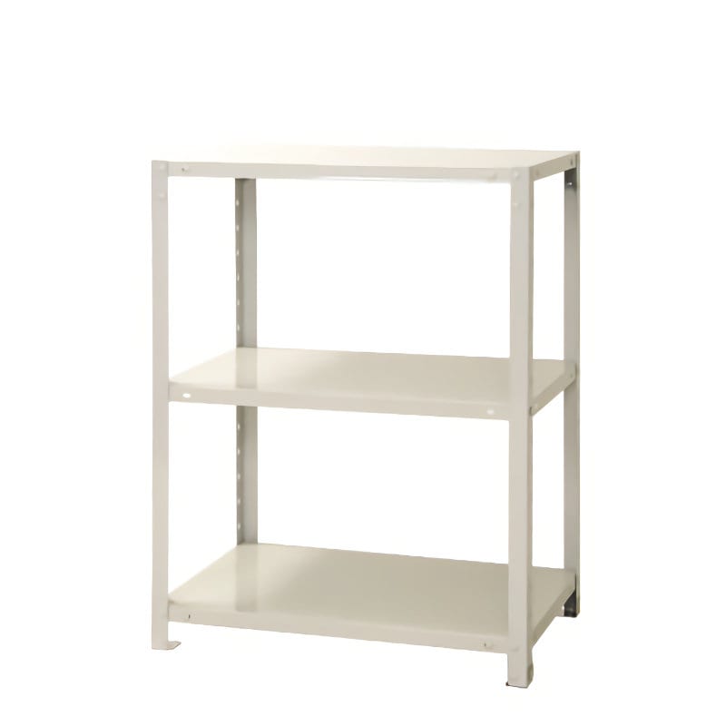 北島　スマートラック　ＮＳＴＲ－３４７　ホワイト　３段　キャスター無し