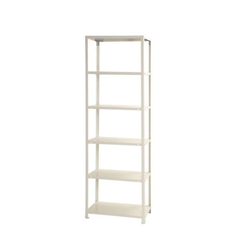 北島　スマートラック　ＮＳＴＲ－７４４　ホワイト　６段　キャスター無し