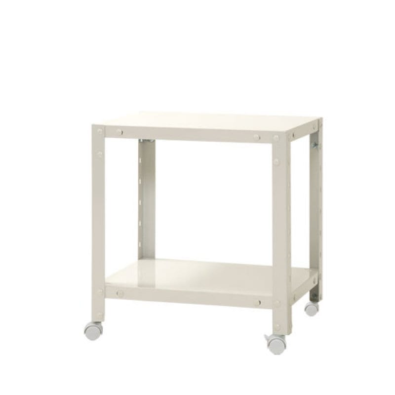 北島　スマートラック　ＮＳＴＲ－Ｋ－０２４　ホワイト　２段　キャスター付き